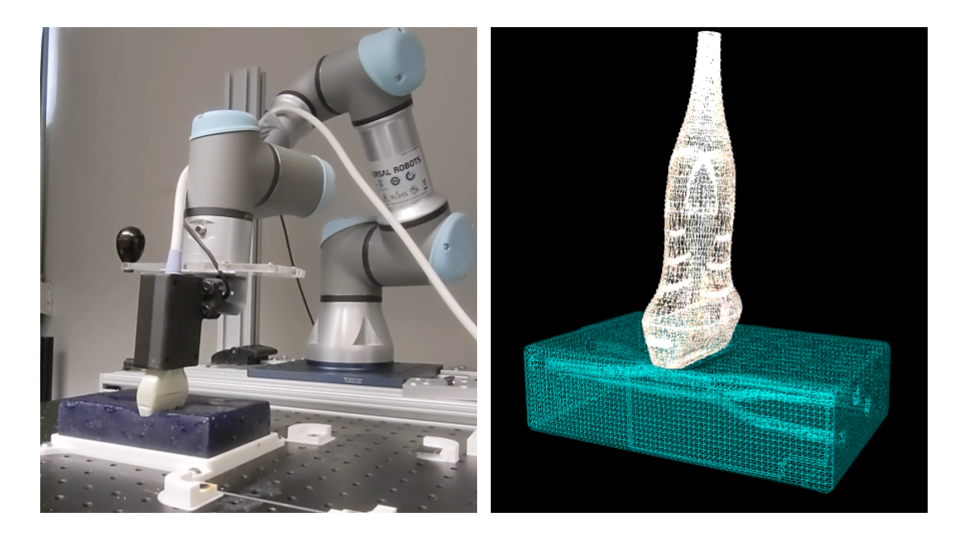 Deformation modelling setup